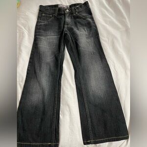 Lee slim bootcut boys’ size 12 regular distressed black jeans